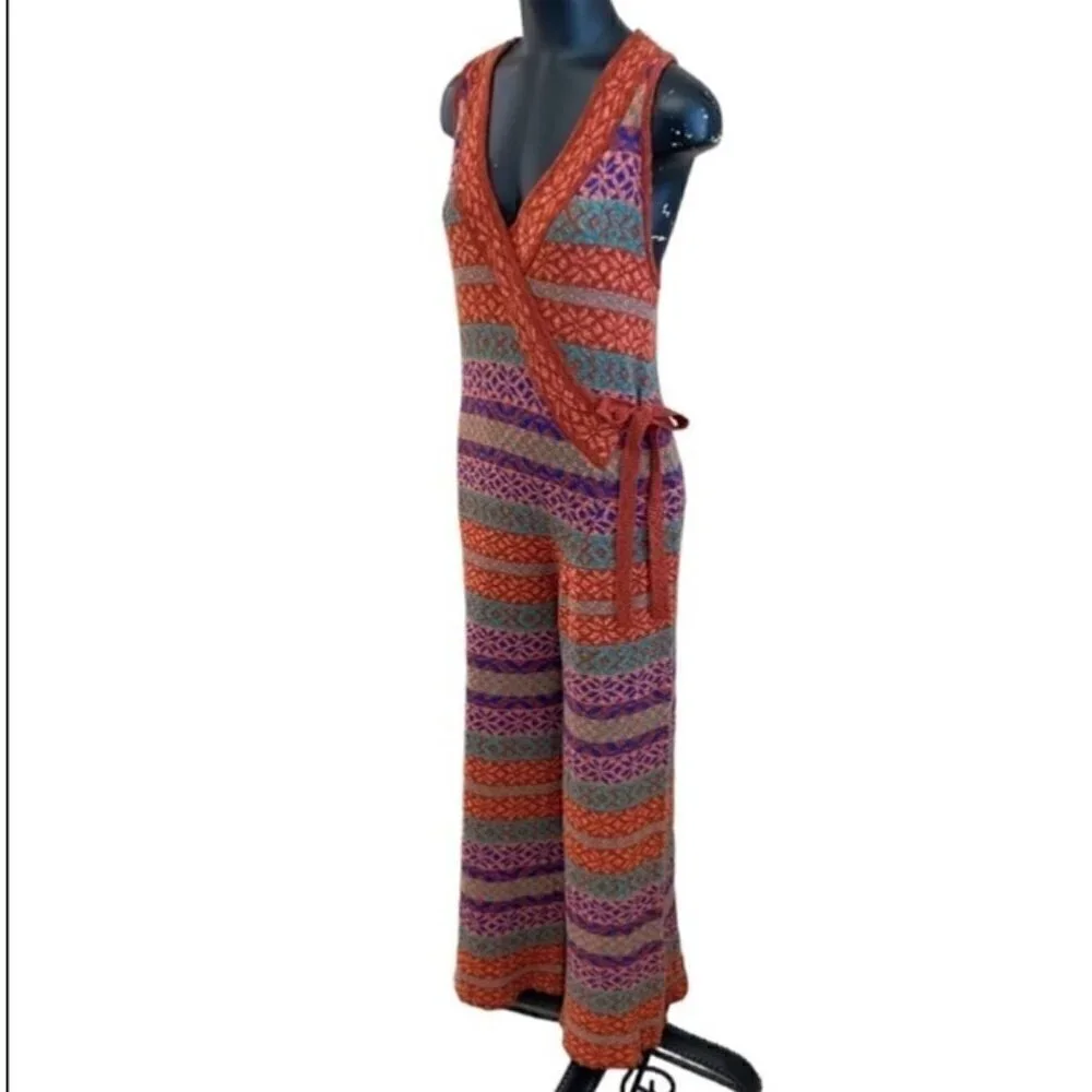 NEW Free People We The Free Snowfall Kind of Love Knited Pantsuit Jumper Size Sm